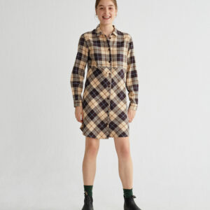 Vestido THINKING MU Big Checks Frigg Dress