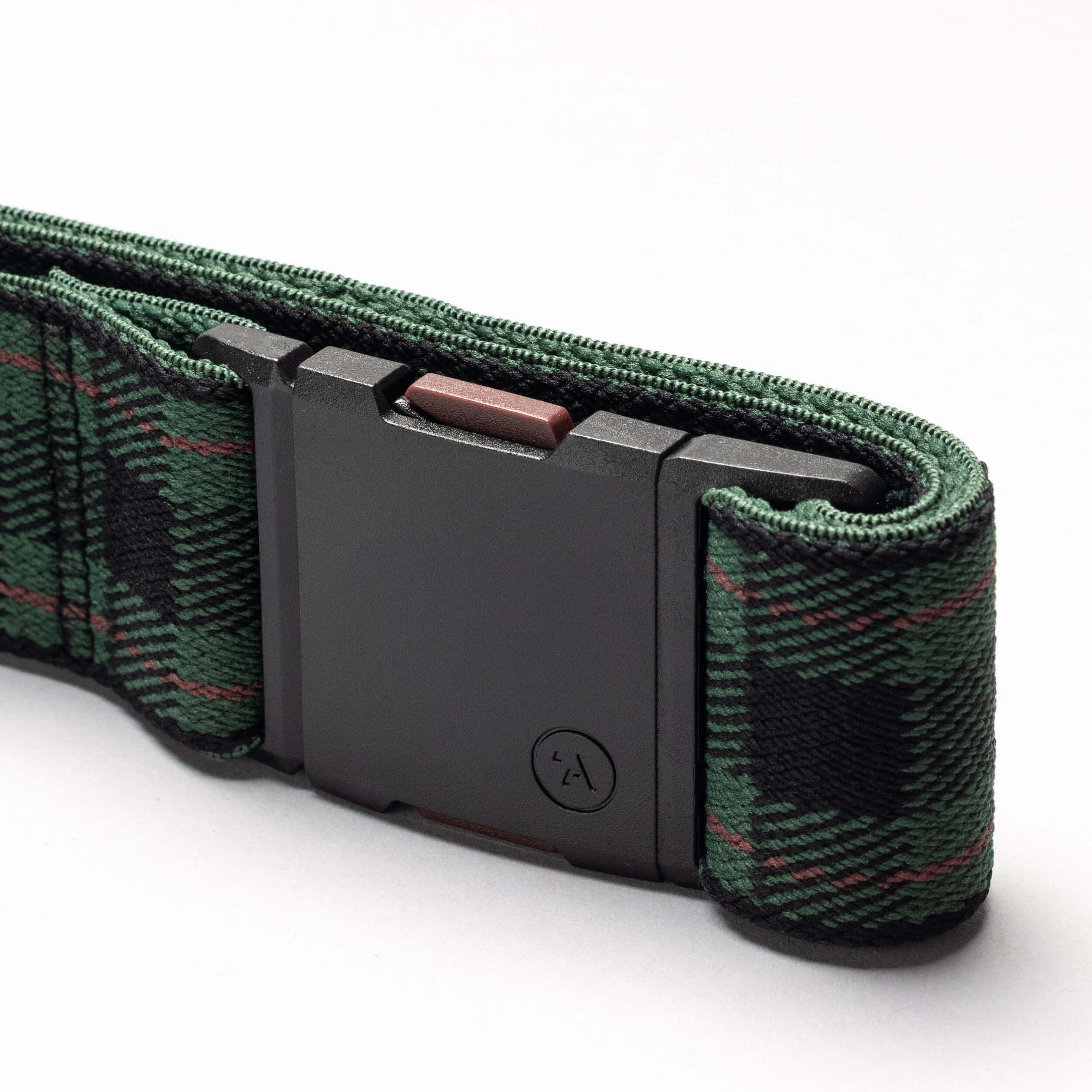 Plaid-Emerald Wine-UA-NRSEPL5-302-Buckle 2